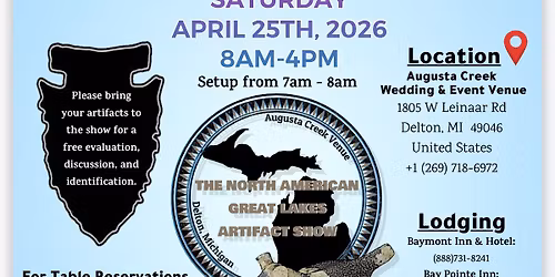 The North American Great Lakes Artifact Show