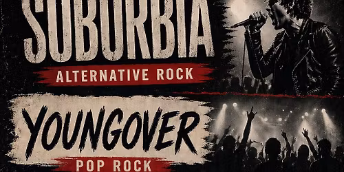 SUBURBIA + YOUNGOVER + THE SCURBATS live @ Rock'n'Roll Club, RHO!