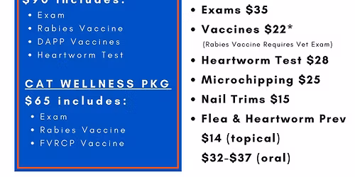 Pet Vaccine Clinic - Waldo Flea Market