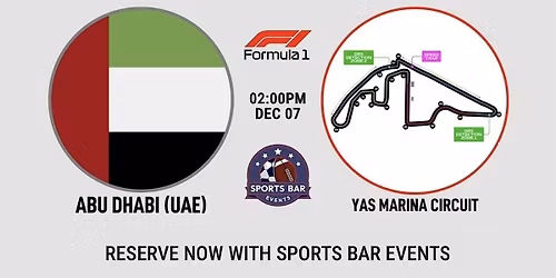 Formula 1 Abu Dhabi Grand Prix [F1] - La Latina | Sports Pub Madrid
