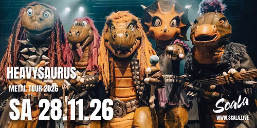 Heavysaurus \u00b7 Metal Tour 2026 \u00b7 Ludwigsburg \u00b7 Scala