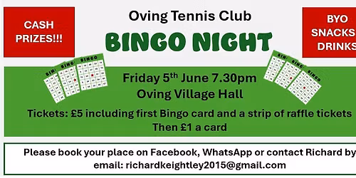 OTC Bingo Night