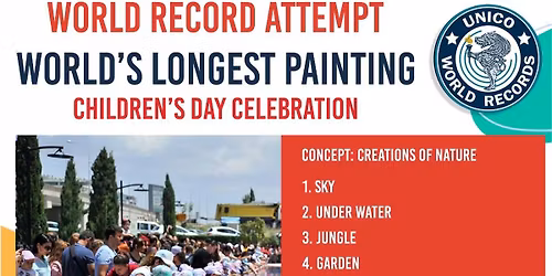 World Record Attempt - World\u2019s Longest Painting in Creation of Nature Theme