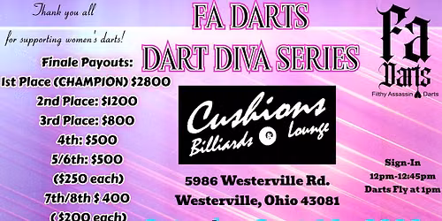 Dart Diva Series ALL CRICKET Women's Singles (Qualifier)
