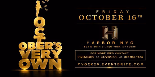October\u2019s Very Own 2K26: NYC\u2019s Biggest Libra Weekend Party | Harbor NYC