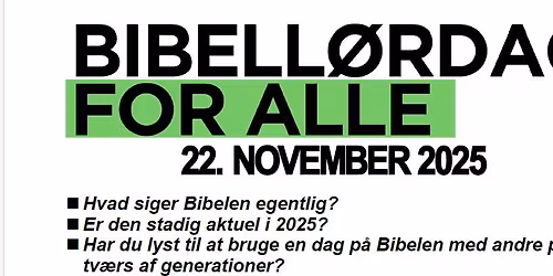 Bibell\u00f8rdag for alle