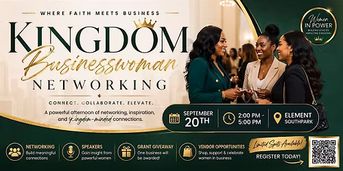 Women In Power Presents: Kingdom Businesswoman Networking Experience