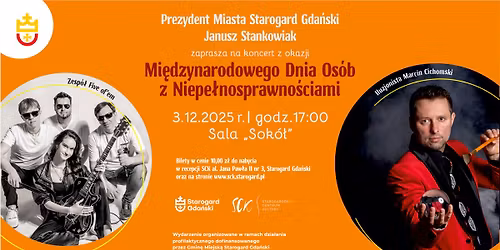 Mi\u0119dzynarodowy Dzie\u0144 Os\u00f3b z Niepe\u0142nosprawno\u015bciami | Pokaz iluzjonisty i koncert Five of'em