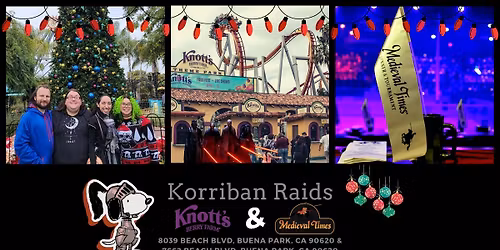 Korriban Raids Knotts Merry Farm and Medieval Times