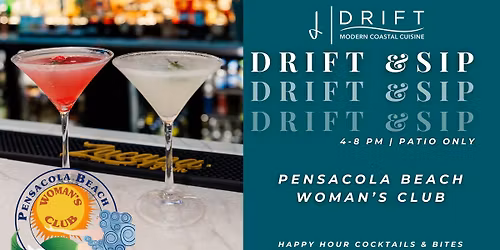 Drift & Sip x Pensacola Beach Woman\u2019s Club