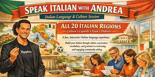 \ud83c\uddee\ud83c\uddf9 Speak Italian with Andrea Italian Language Tutoring Session: All 20 Italian Regions \ud83c\uddee\ud83c\uddf9
