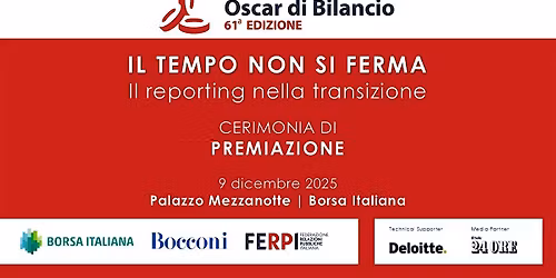 Oscar di Bilancio | CERIMONIA DI PREMIAZIONE | Milano