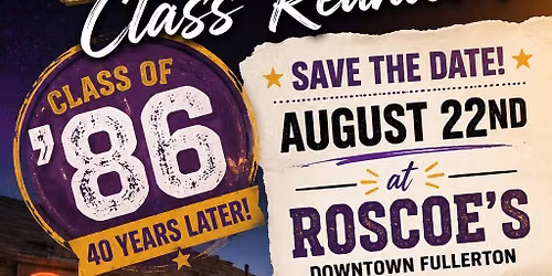 LHHS Class of \u201c86 40 Year Reunion
