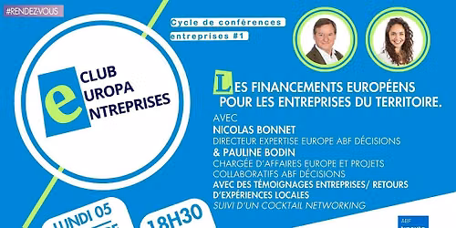 Les financements europ\u00e9ens pour les entreprises du territoire