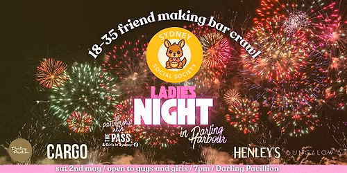Sydney Social Society: Ladies Night Bar Crawl