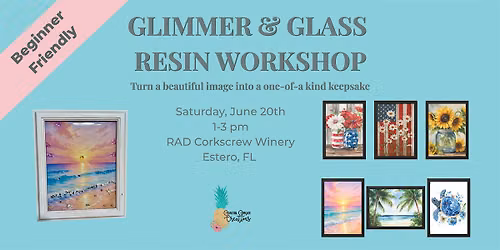 Glimmer & Glass Resin Workshop