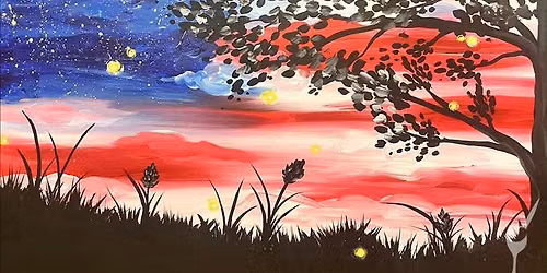 America the Beautiful Series: A Patriotic Sunset