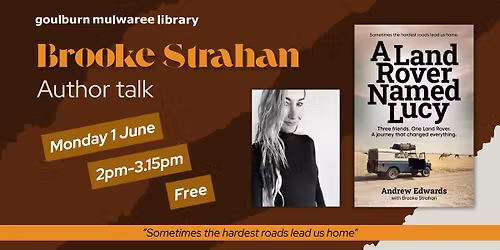 Brooke Strahan author talk