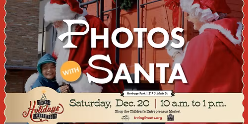 Holidays at Heritage: Photos with Santa