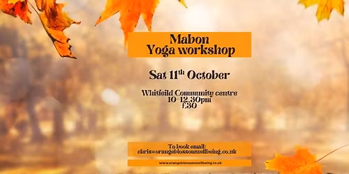 Mabon Yoga Workshop