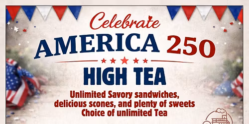 America 250 High Tea Cruise Aboard the Barbara Lee