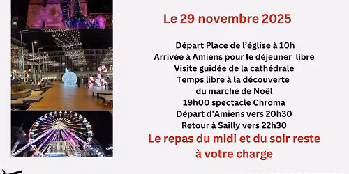 Sortie au march\u00e9 de No\u00ebl d'Amiens