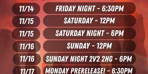 AVATAR x MAGIC TWO HEADED GIANT PRERELEASE- SUNDAY at 6:30PM