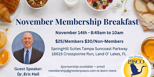 GPCC November Membership Breakfast