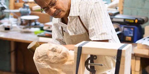  Wood carving introductory class in Holmfirth- relief carving.