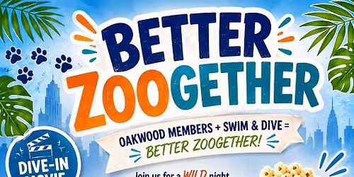Better ZOO-gether Oakwood Member + Swim and Dive Team Social