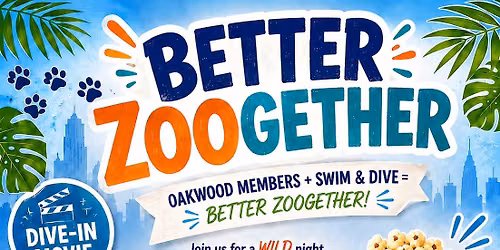 Better ZOO-gether Oakwood Member + Swim and Dive Team Social