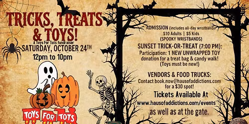 Trick, treats and toys 