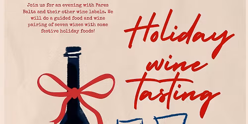 Holiday Wine Tasting