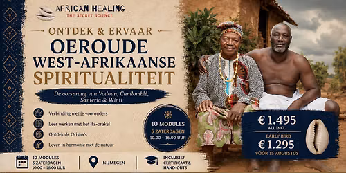 Basisopleiding African healing academy, start 12 Sep, meet the friendly face of Vodoun