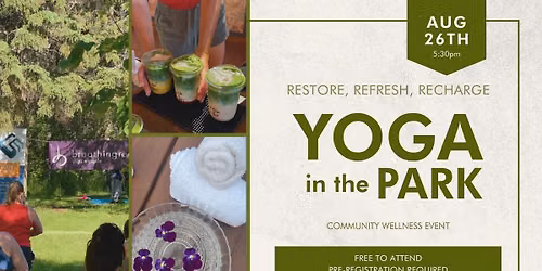 FREE Yoga in the Park - Final Class