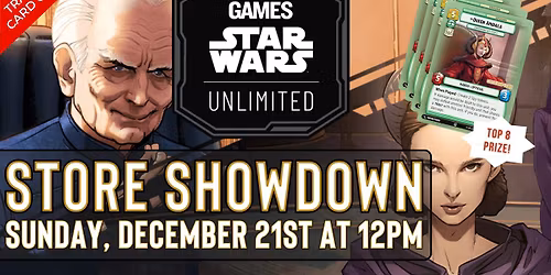 SWU Secrets of Power Store Showdown
