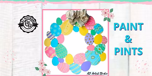 Easter Egg Door Hanger Paint & Pints