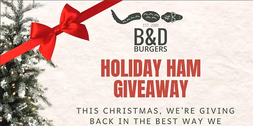 Free Holiday Ham Giveaway @ B&D Pooler