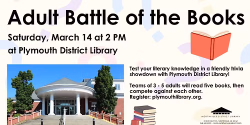 Adult Battle of the Books at Plymouth District Library