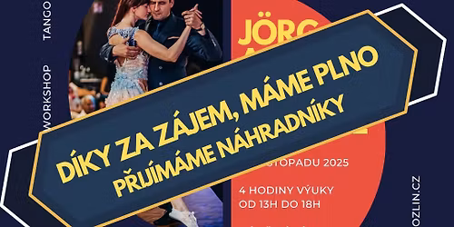 Tango workshop - J\u00f6rg a Zuzi ve Zl\u00edn\u011b