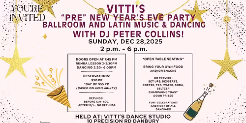 "PRE" New Year's Eve Party