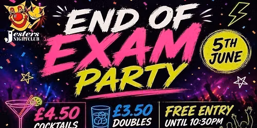 End of Exam Party