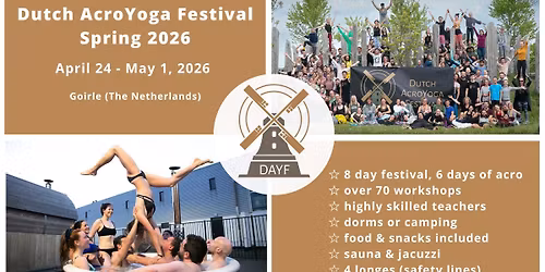 Dutch AcroYoga Festival Spring 2026