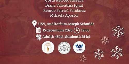 \u201eM\u0103rire \u00eentru cele-nalte\u201d \ud83c\udf84 Concert caritabil de colinde