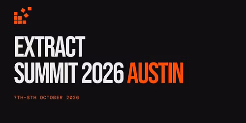 Web Data Extract Summit 2026 | Austin