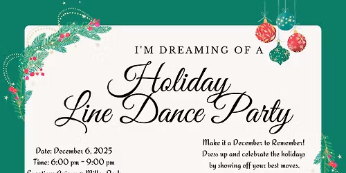 Holiday Line Dance Party