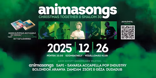 animasongs - "Christmas together & Shalom 30" \/ V\u00e9g\u00e1llom\u00e1s Klub