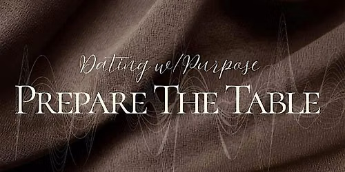 PREPARE THE TABLE