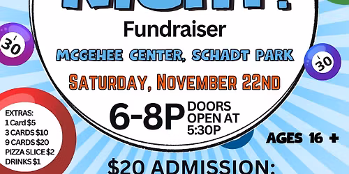 Bingo Night Fundraiser