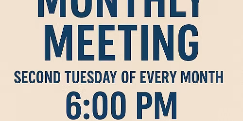 Monthly Legionnaire Meeting for Post 157